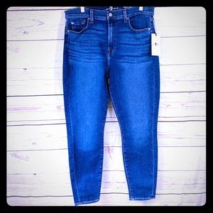 NWT! 7 For All Mankind High Waist Ankle Gwenevere